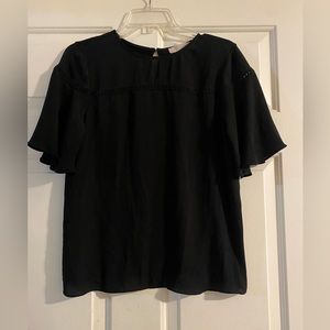 Size Small Loft Black Blouse